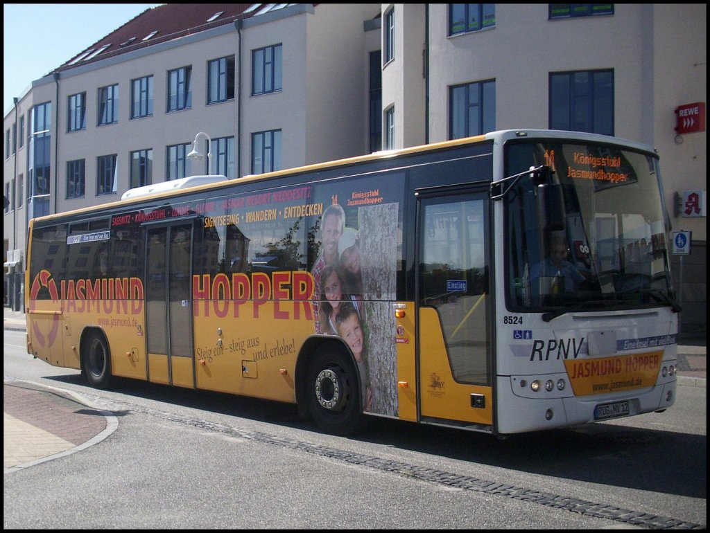 Volvo 8700 der RPNV in Sassnitz am 22.08.2012