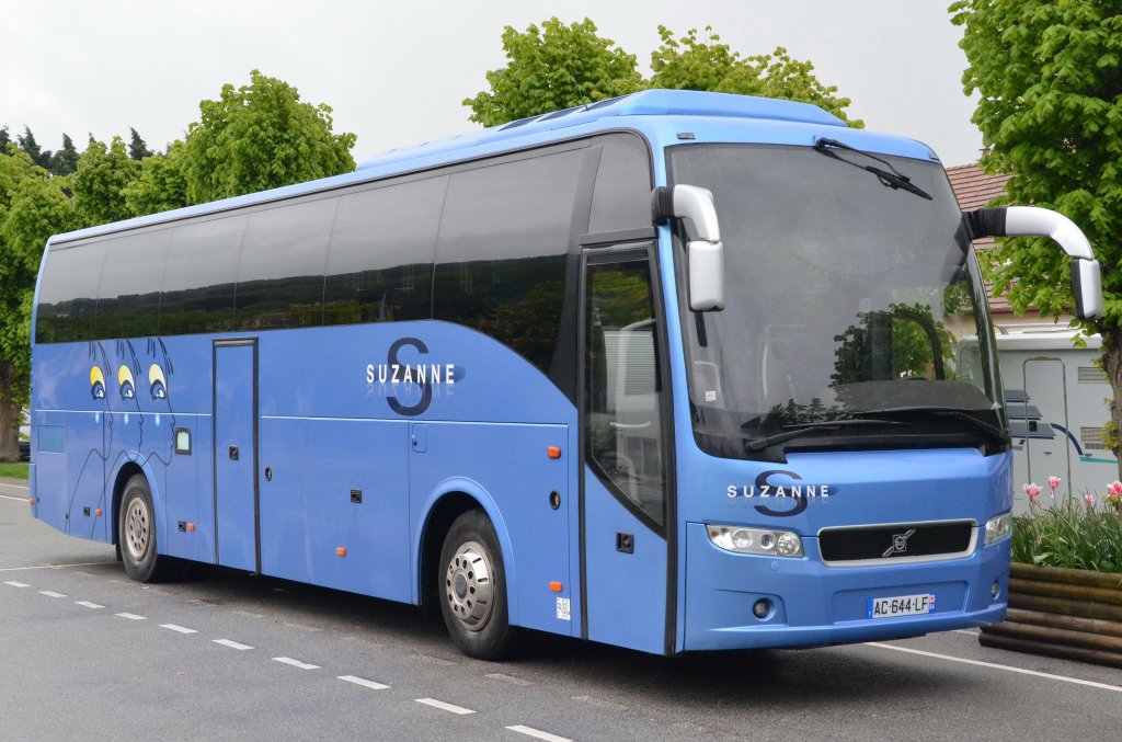 Volvo 9700 Reisebus in Etretat/Frankreich am 28.25.2013.