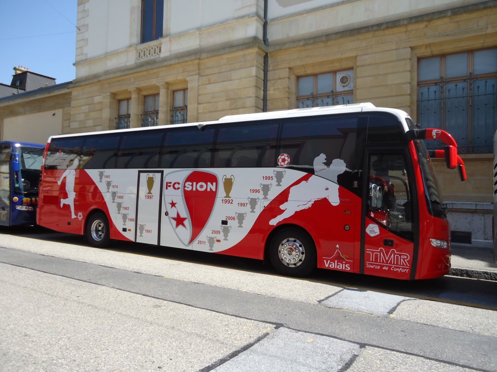 Volvo 9700, TMR (vhicule officiel du FC Sion), Neuchtel juin 2013