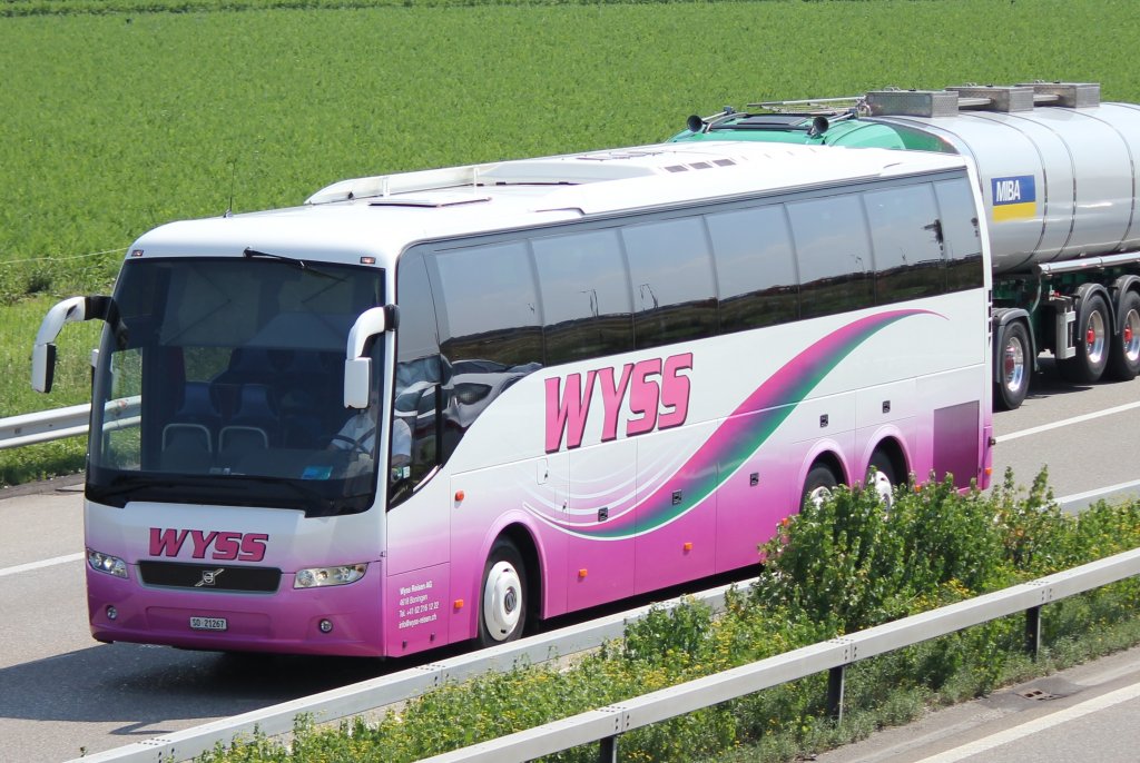 Volvo 9700, Wyss, Oensingen 20.07.2013