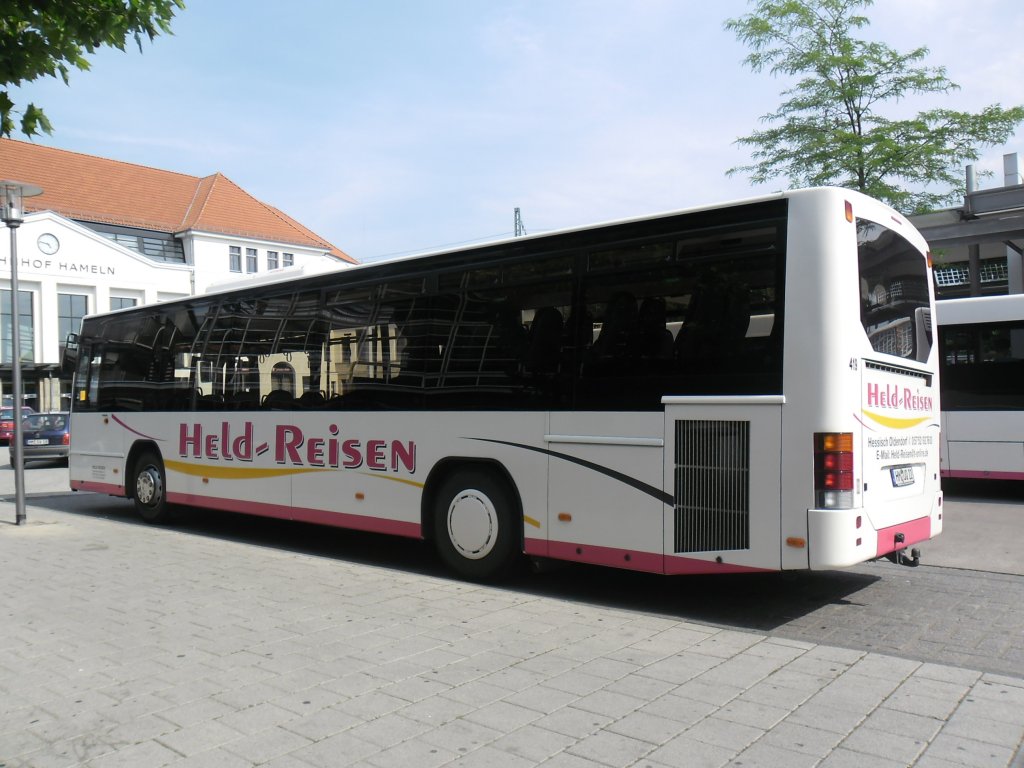 Volwo berlandbus, am 12.07.2011 in Hameln.