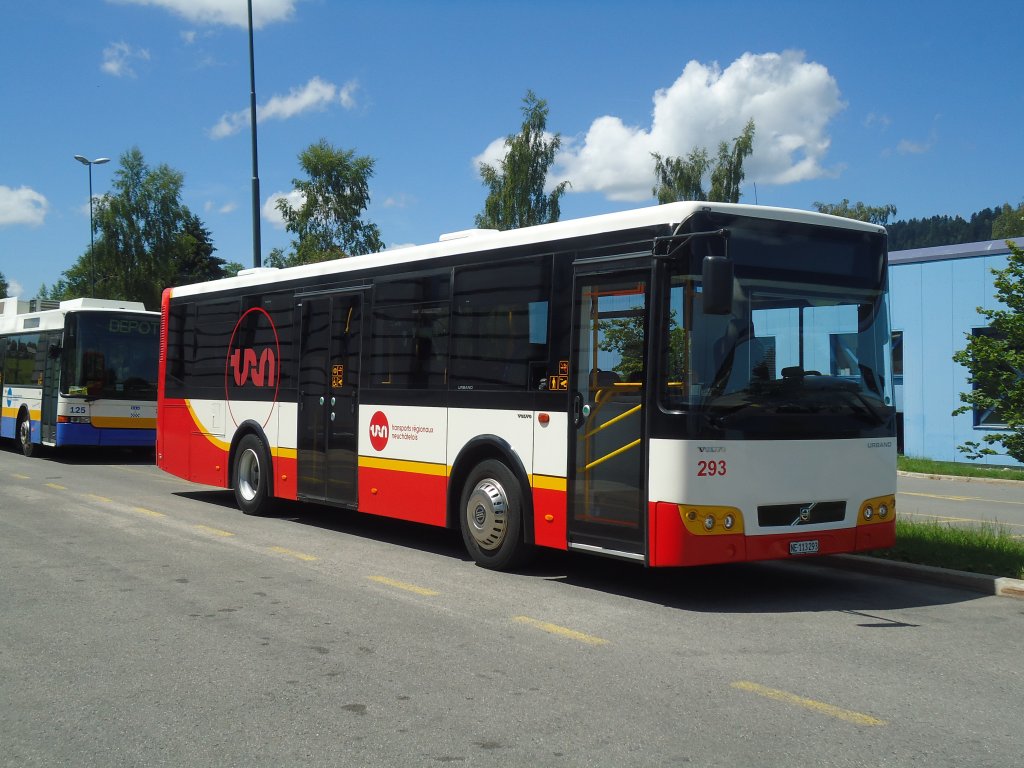 VR La Chaux-de-Fonds - Nr. 293/NE113'293 - Volvo/Alfabuz am 11. Juli 2011 in La Chaux-de-Fonds, Dpt TC