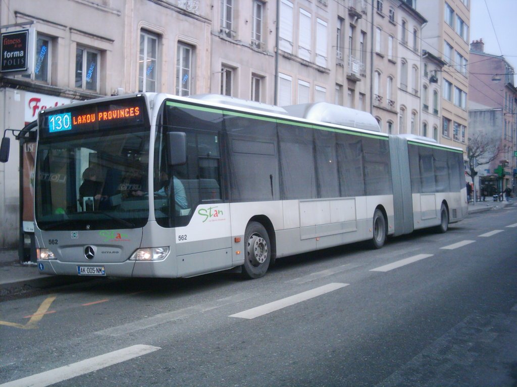 Wagen 562 in Nancy: EvoBus MB O 530 G CNG (Citaro)
