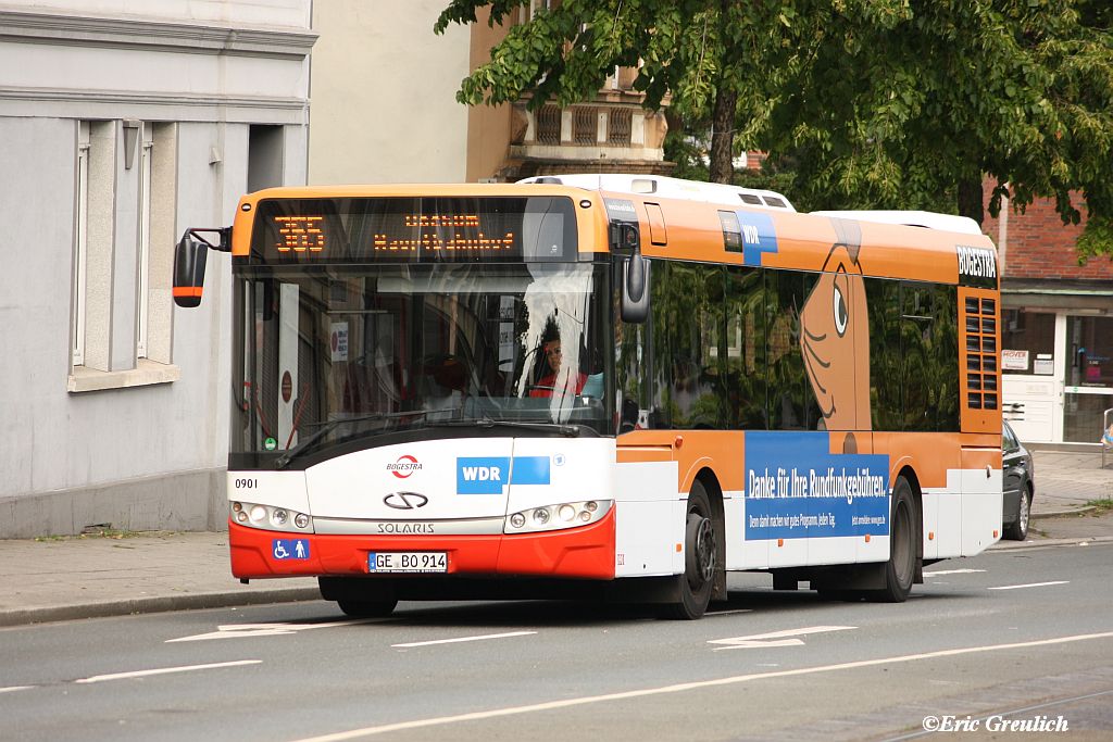 Wagen 901 der Bogestra am 16.07.2011 in Bochum.