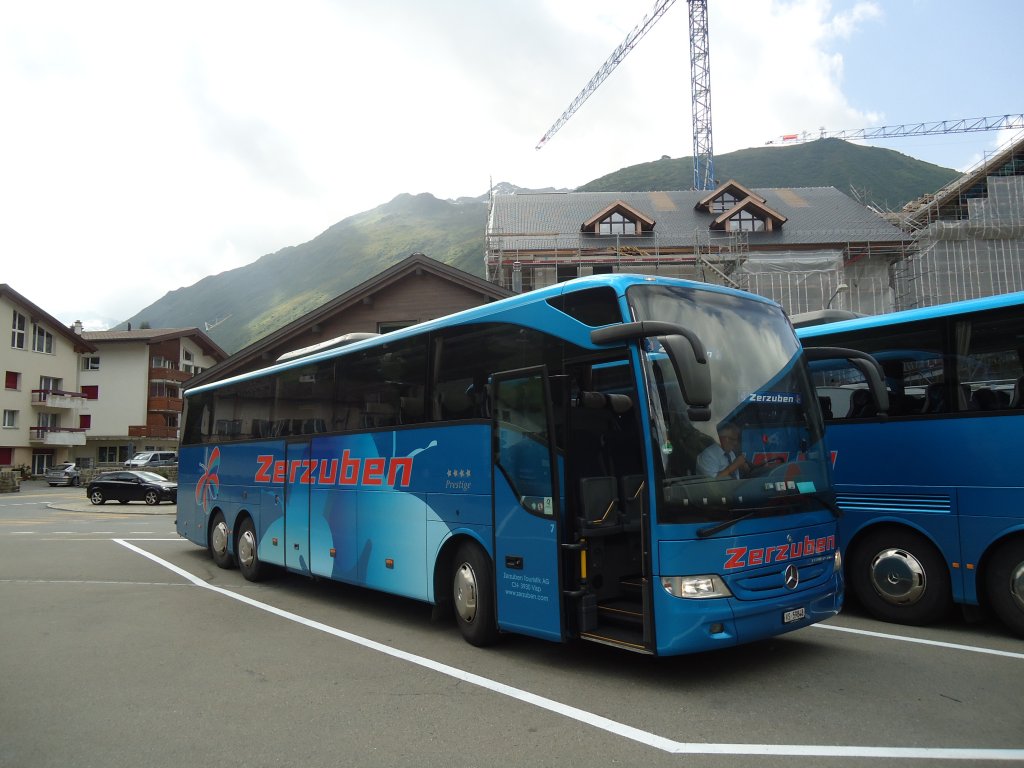 Zerzuben, Visp-Eyholz - 7/VS 59'848 - Mercedes am 1. Juli 2012 beim Bahnhof Andermatt