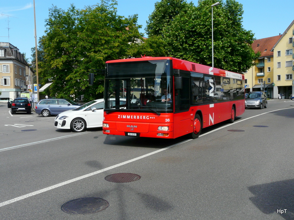 Zimmerberg Bus - MAN Nr.36  ZH 8119 unterwegs in Wdenswil am 10.06.2011