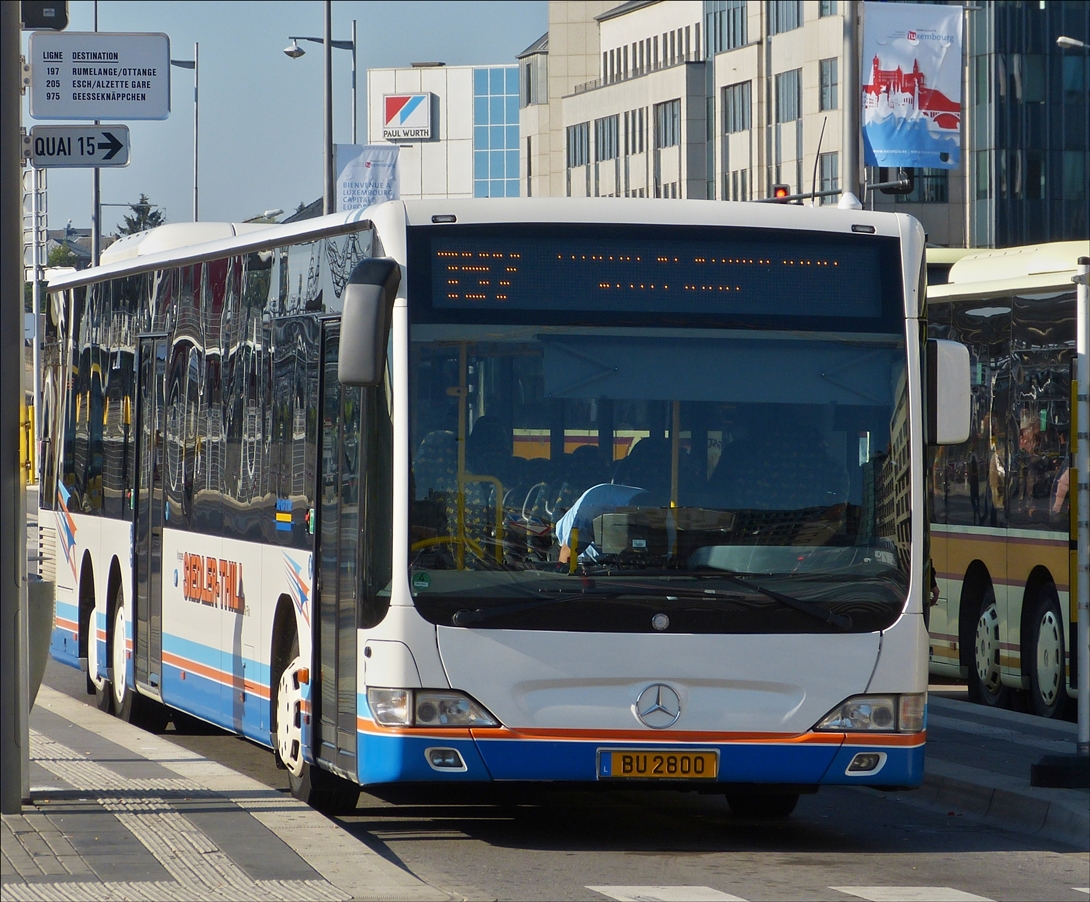 . BU 2800 Mercedes Benz Citaro des Busunternehmens Siedler-Thill ...
