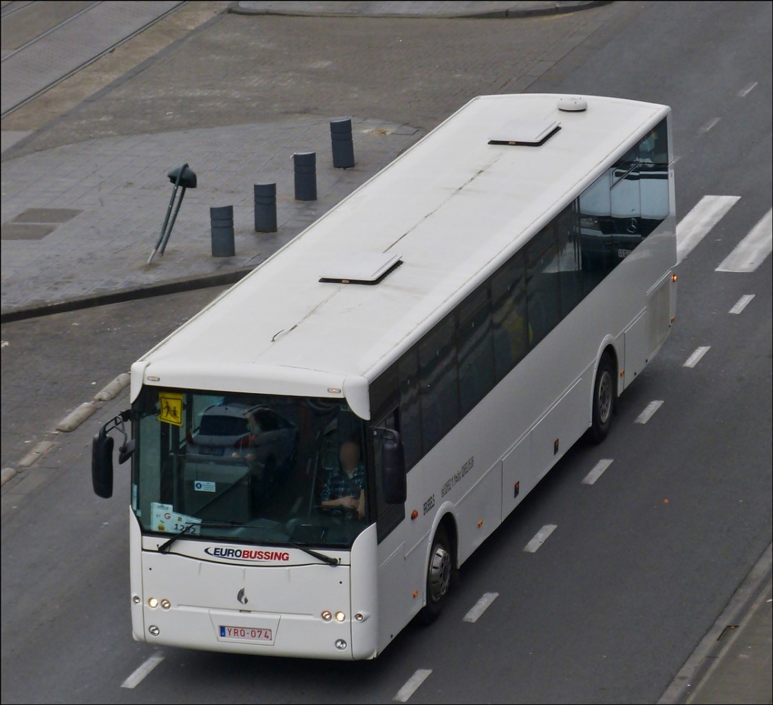 . Diesen Fast Concept Car Starter, von Euro Bussing, als Schülertransport unterwegs, habe ich am 04.04.2014 in Brüssel aufgenommen.