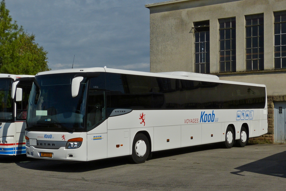 . VK 1500  Setra S 419 UL von Voyages Koob, aufgenommen am 20.09.2014.