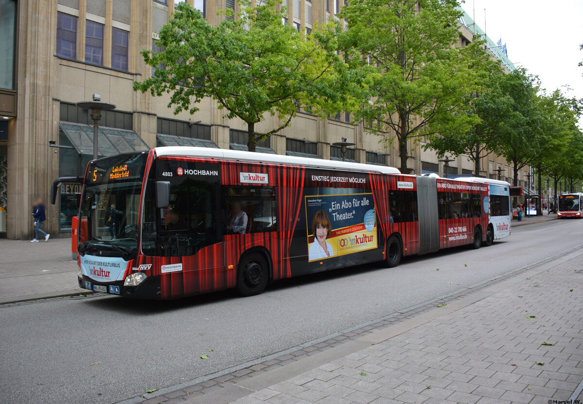 08.06.2019 | Hamburg | Hochbahn | HH-YB 4803 | Mercedes Benz Citaro II CapaCity |