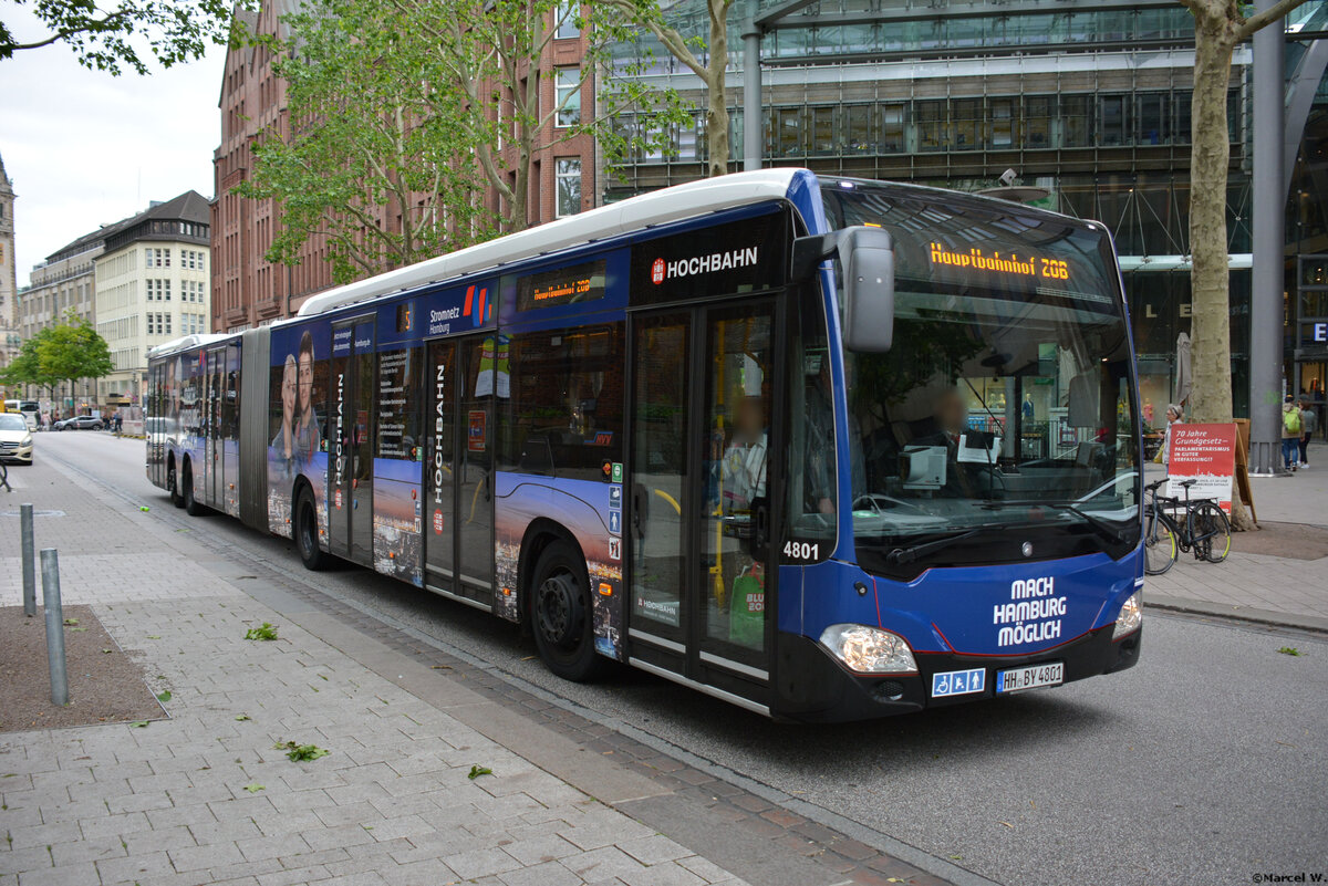 08.06.2019 | Hamburg | Hochbahn | HH-BY 4801 | Mercedes Benz Citaro II CapaCity |