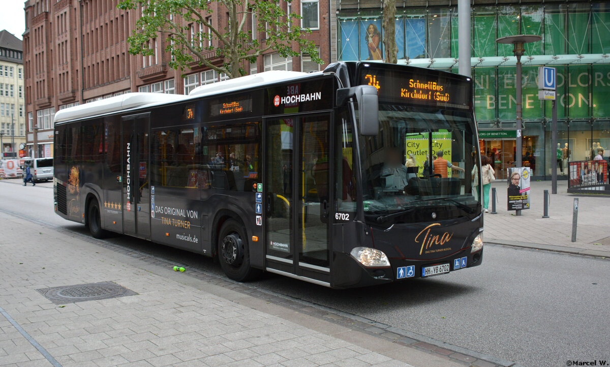 08.06.2019 | Hamburg | Hochbahn | HH-YB 6702 | Mercedes Benz Citaro II Low Entry |
