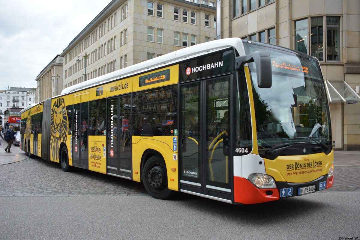 08.06.2019 | Hamburg | Hochbahn | HH-YB 4604 | Mercedes Benz Citaro II CapaCity |