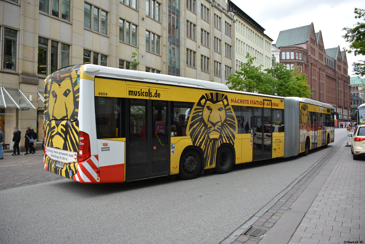 08.06.2019 | Hamburg | Hochbahn | HH-YB 4604 | Mercedes Benz Citaro II CapaCity |