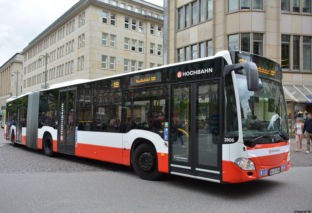 08.06.2019 | Hamburg | Hochbahn | HH-BY 3906 | Mercedes Benz Citaro II G |