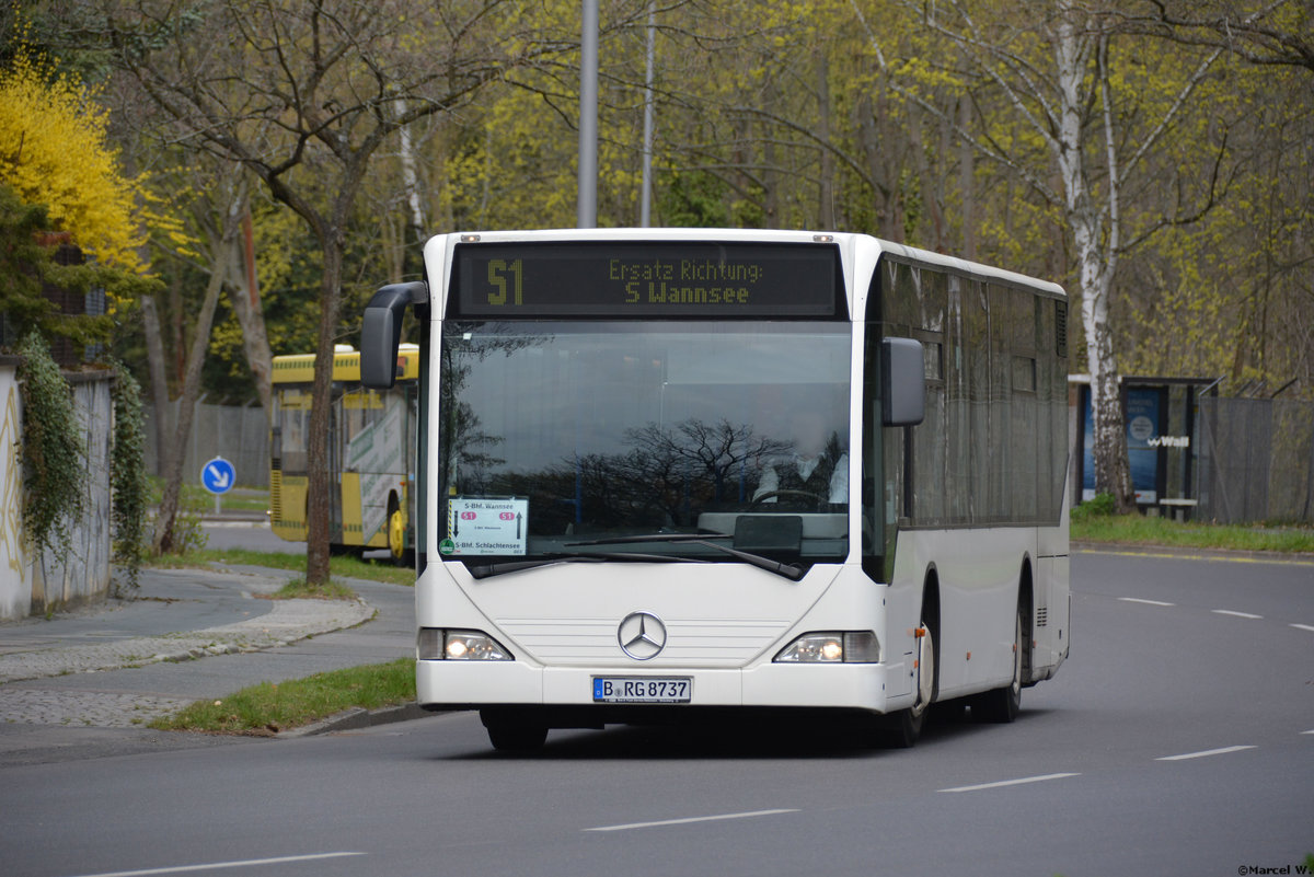 13.04.2019 | Berlin Wannsee | B-RG 8737 | Mercedes Benz Citaro I | 