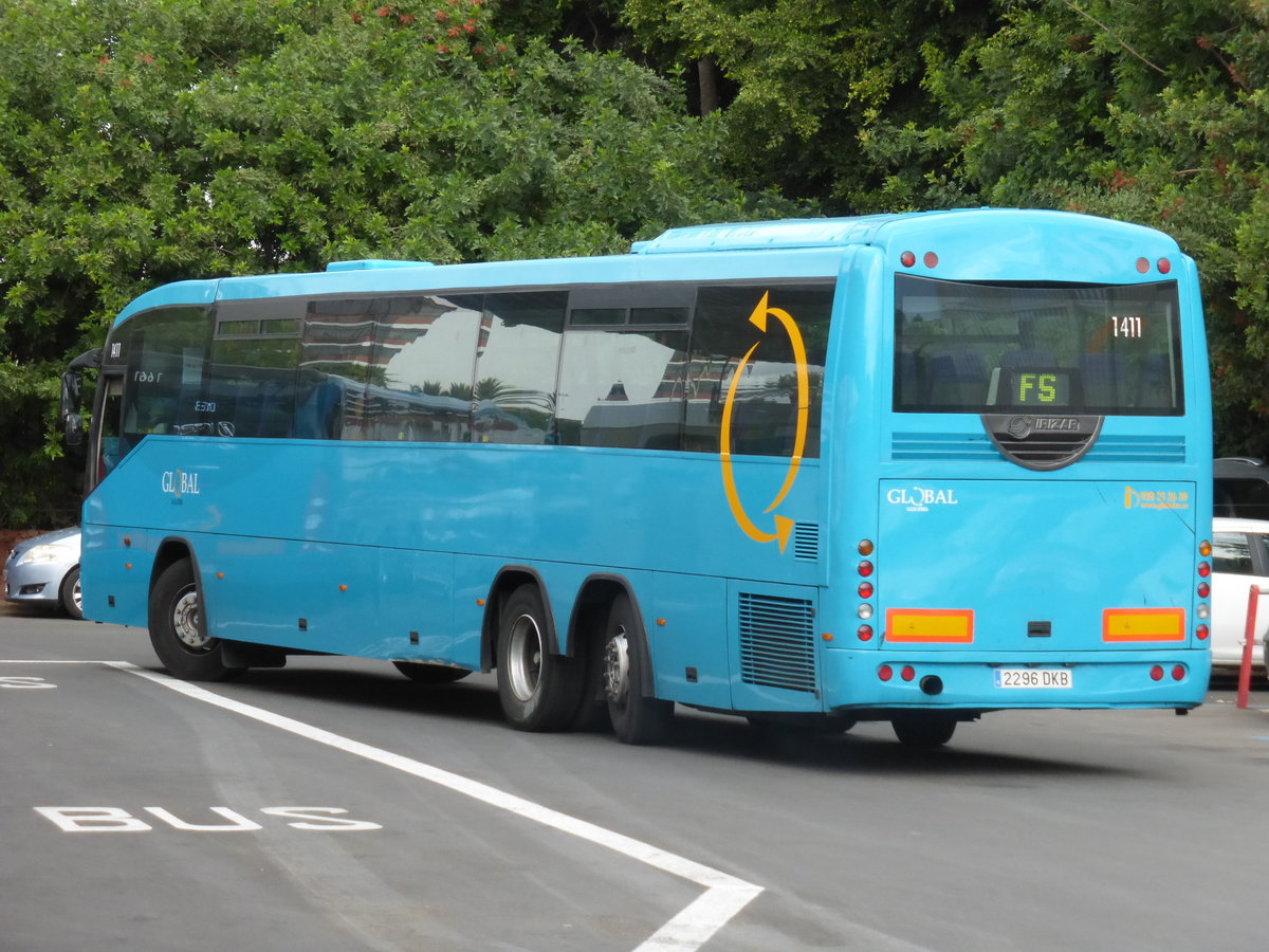 14.01.2018,SCANIA Irizar als GLOBAL 1411 in Playa del Ingles/Gran Canaria.