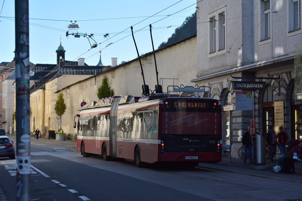 14.10.2019 | Österreich - Salzburg | S 968 TC  356  | Solaris Trollino MetroStyle | 