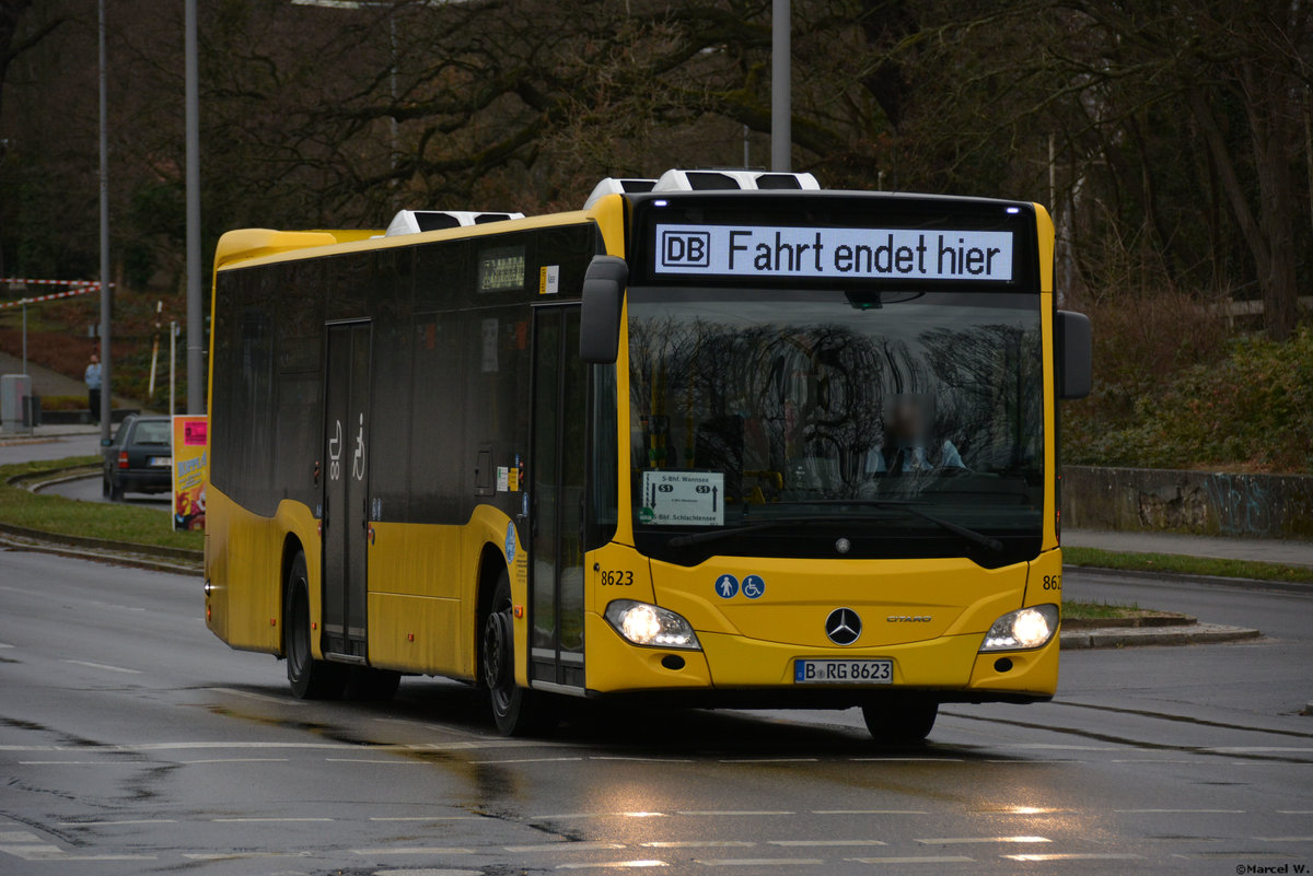 15.03.2019 | Berlin Wannsee | Hartmann | B-RG 8623 | Mercedes Benz Citaro II |
