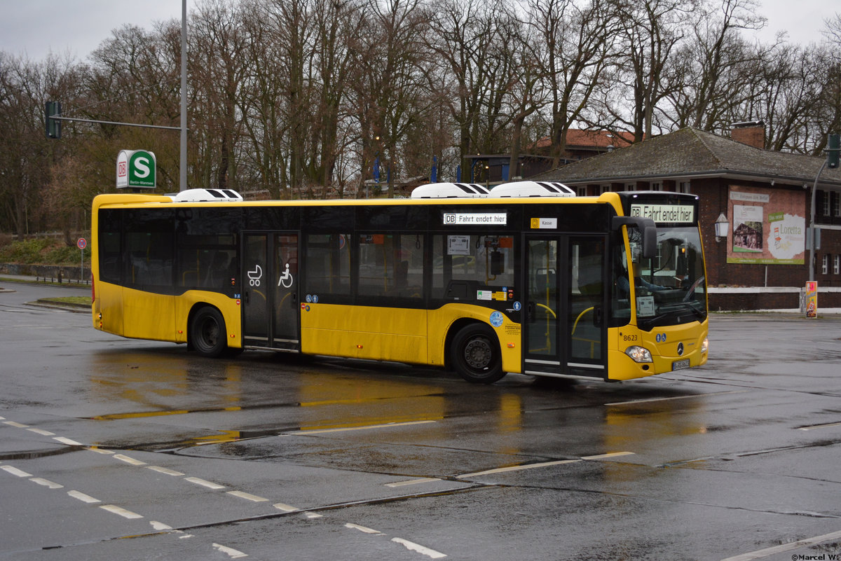 15.03.2019 | Berlin Wannsee | Hartmann | B-RG 8623 | Mercedes Benz Citaro II |