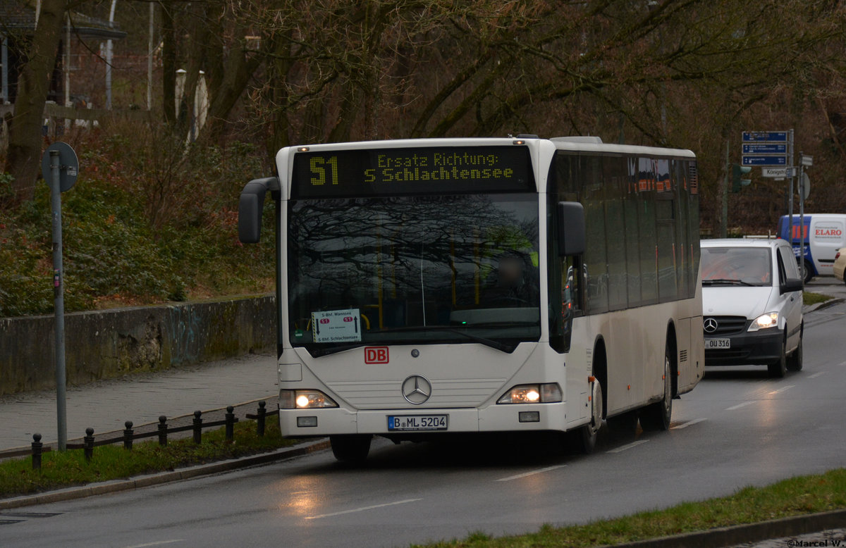 15.03.2019 | Berlin Wannsee | B-ML 5204 | Mercedes Benz Citaro I |