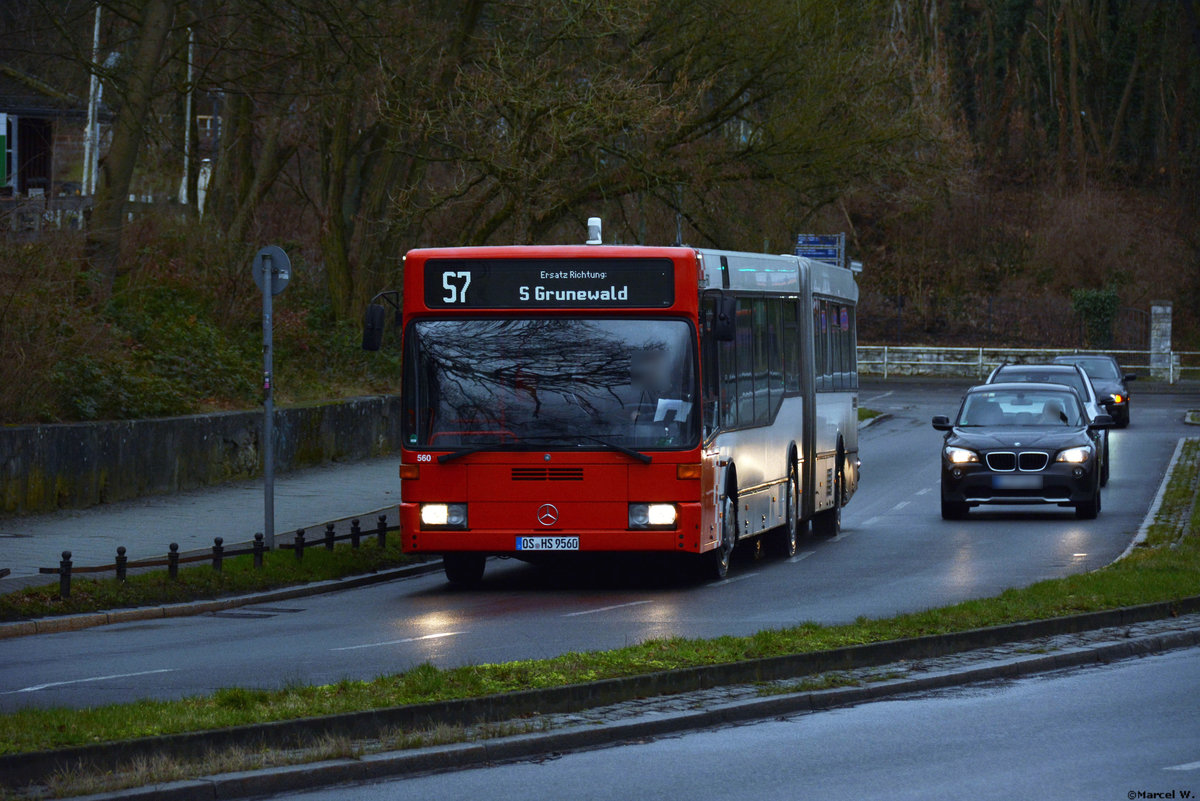 15.03.2019 | Berlin Wannsee | OS-HS 9560 | Mercedes Benz O 405 GN |