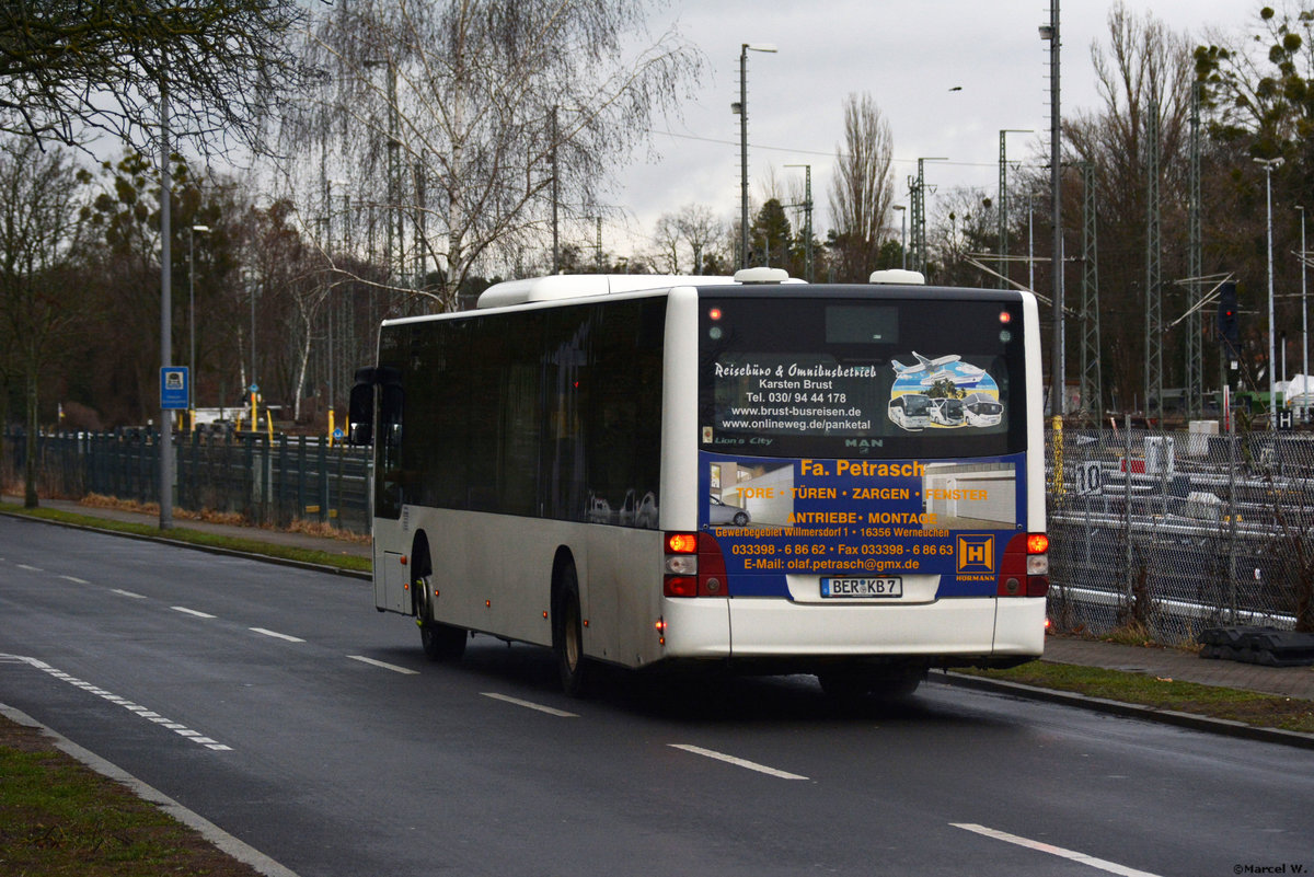 15.03.2019 | Berlin Wannsee | BER-KB 7 | MAN Lion's City | 