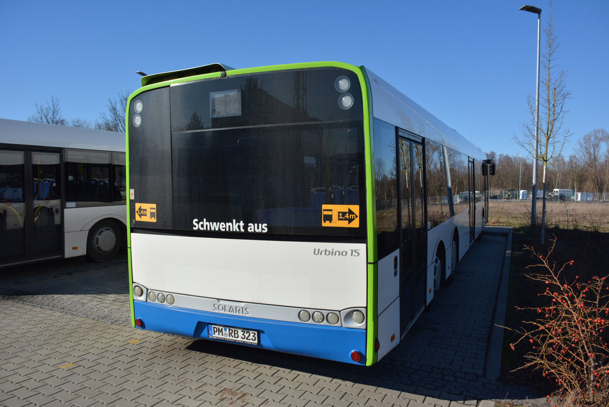16.02.2019 | Werder / Havel (Brandenburg) | regiobus PM | PM-RB 323 | Solaris Urbino 15 |