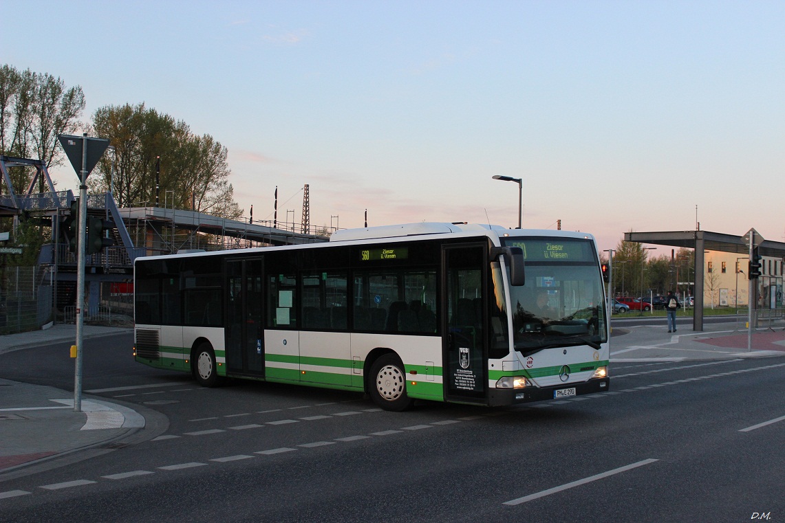17. April 2014 - Brandenburg, ZOB ein Citaro Ü I der VGBelzig (290) auf dem Weg nach Ziesar. 