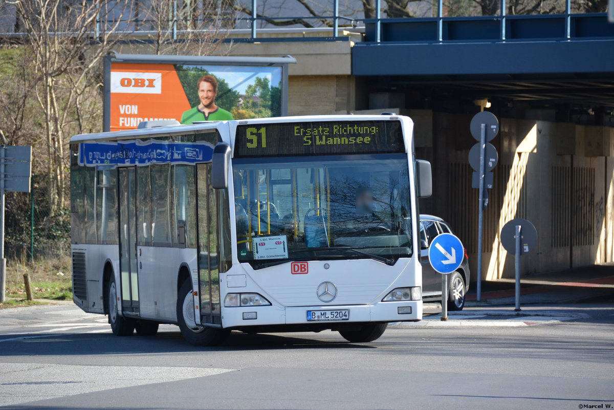 17.03.2019 | Berlin Wannsee | B-ML 5204 | Mercedes Benz Citaro I | 