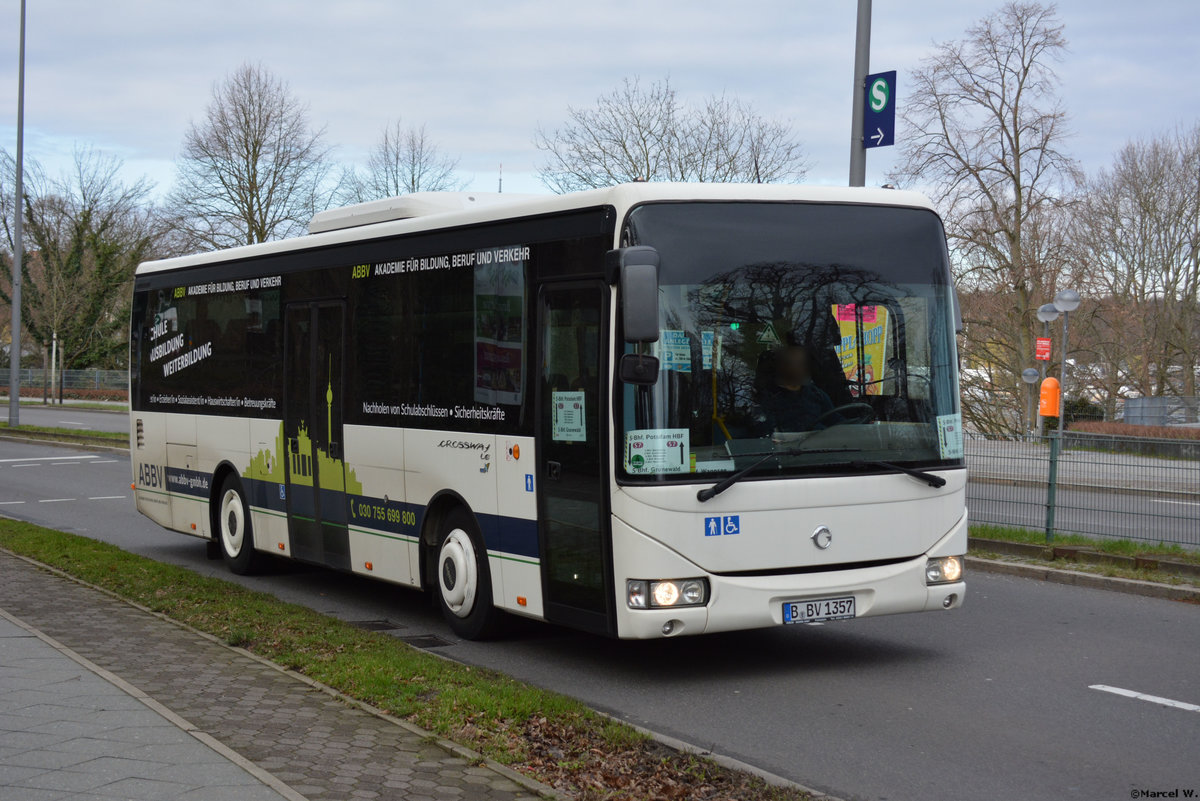 17.03.2019 | Berlin Wannsee | B-BV 1357 | Irisbus Crossway LE | 