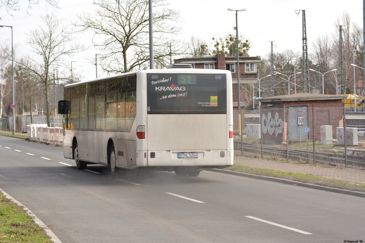 17.03.2019 | Berlin Wannsee | B-ML 5204 | Mercedes Benz Citaro I |
