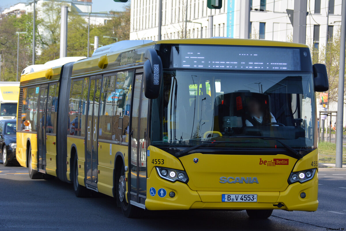18.04.2019 | Berlin Moabit | BVG | B-V 4553 | Scania Citywide |