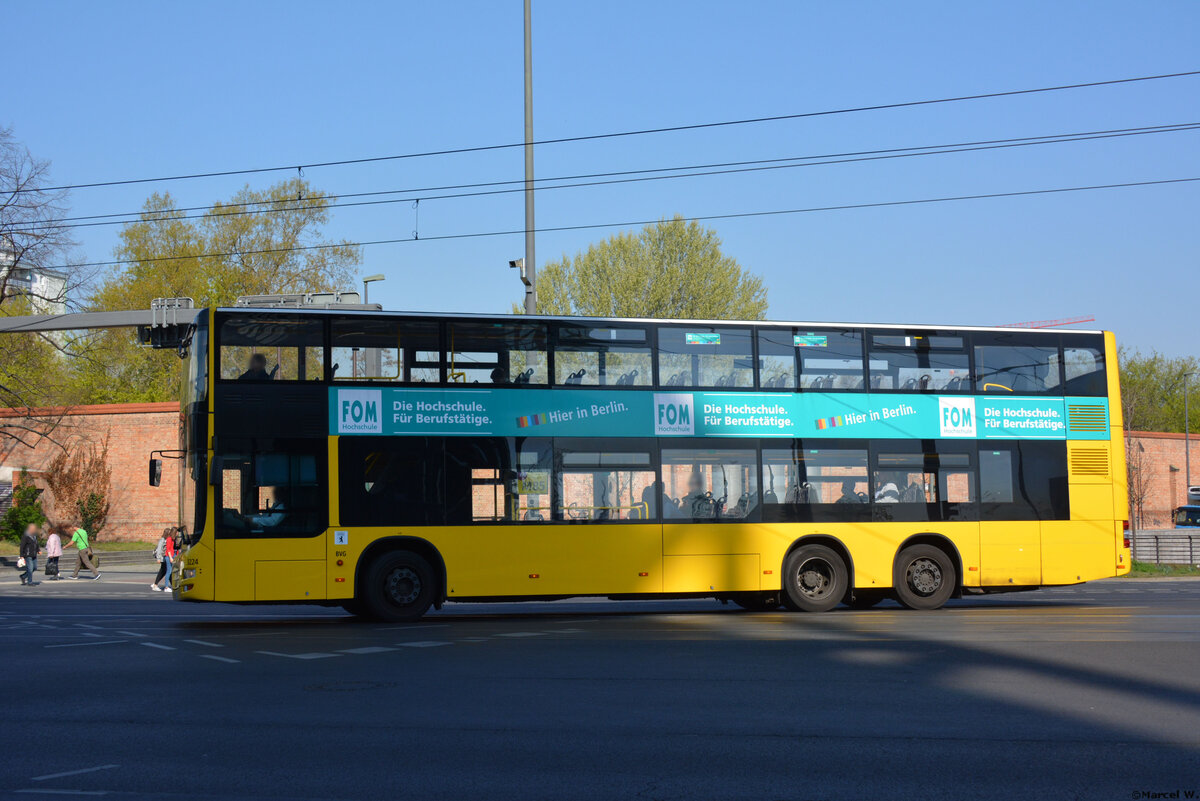18.04.2019 | Berlin Moabit | BVG | B-V 3224 | MAN Lion's City DD | 