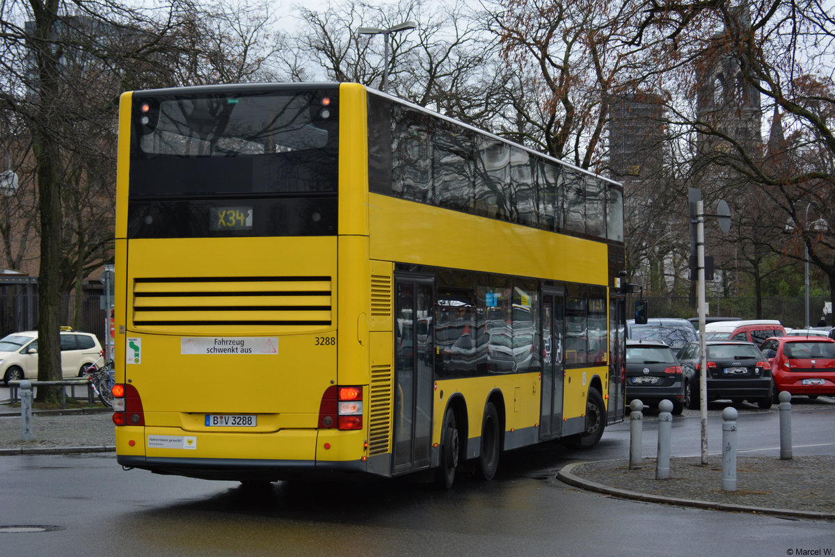 23.12.2018 | Berlin, Zoo | MAN Lion's City DD | BVG | B-V 3288 |