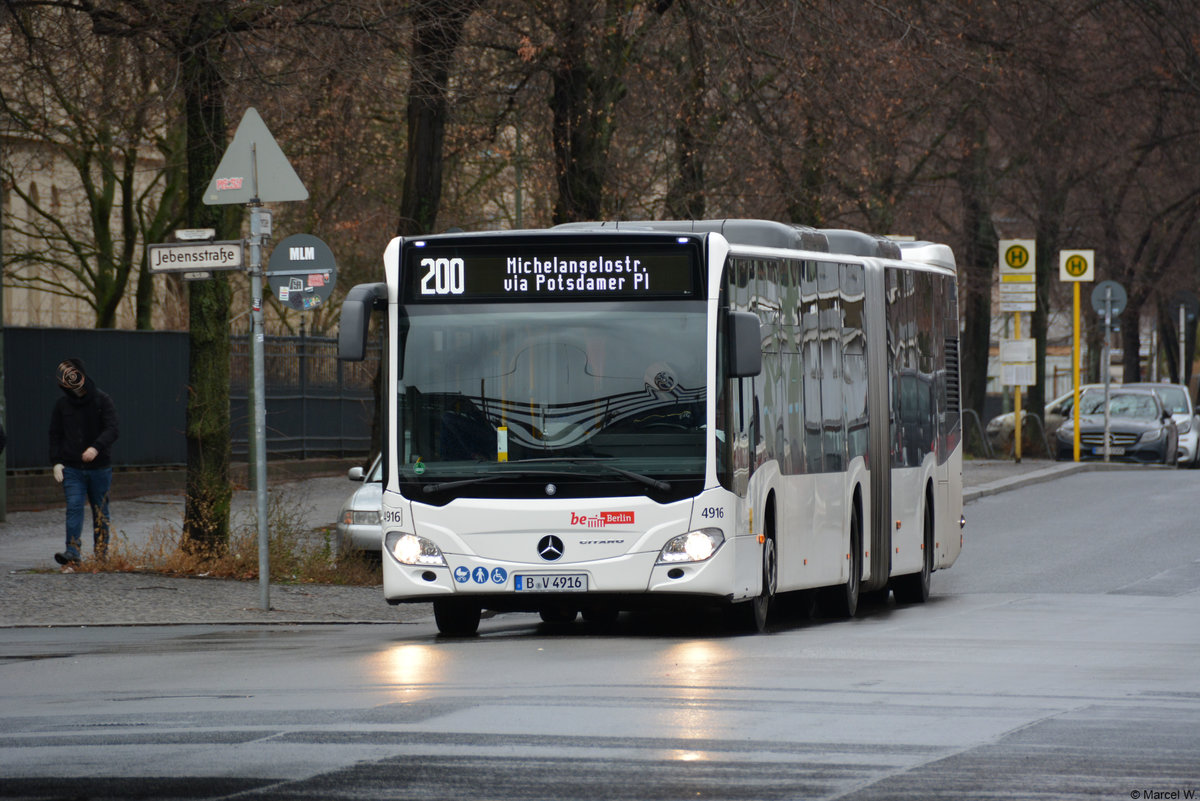 23.12.2018 | Berlin, Zoo | Mercedes Benz II G | BVG | B-V 4916 |