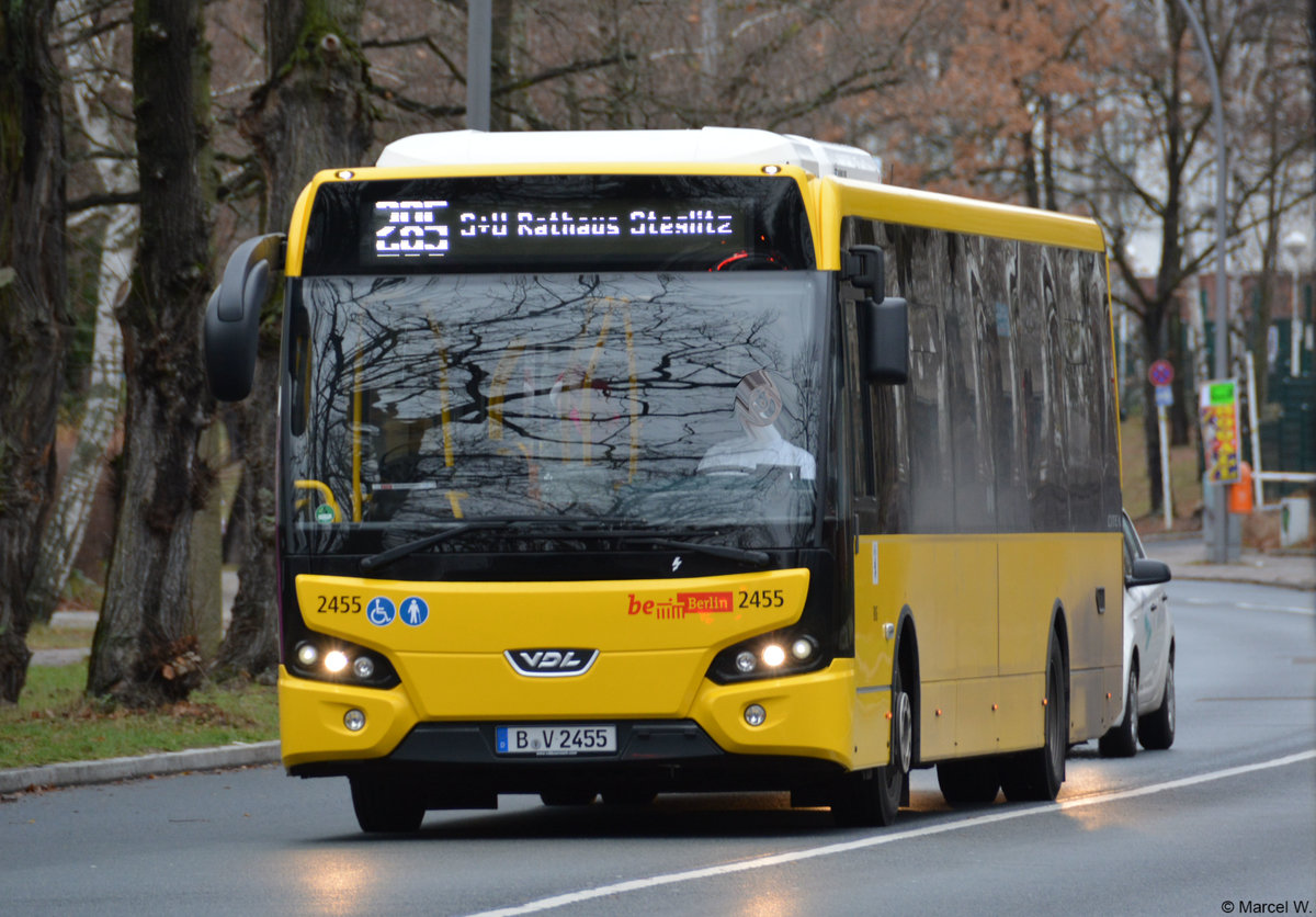 24.12.2018 | Berlin, Zehlendorf | VDL Citea | BVG | B-V 2455 | 