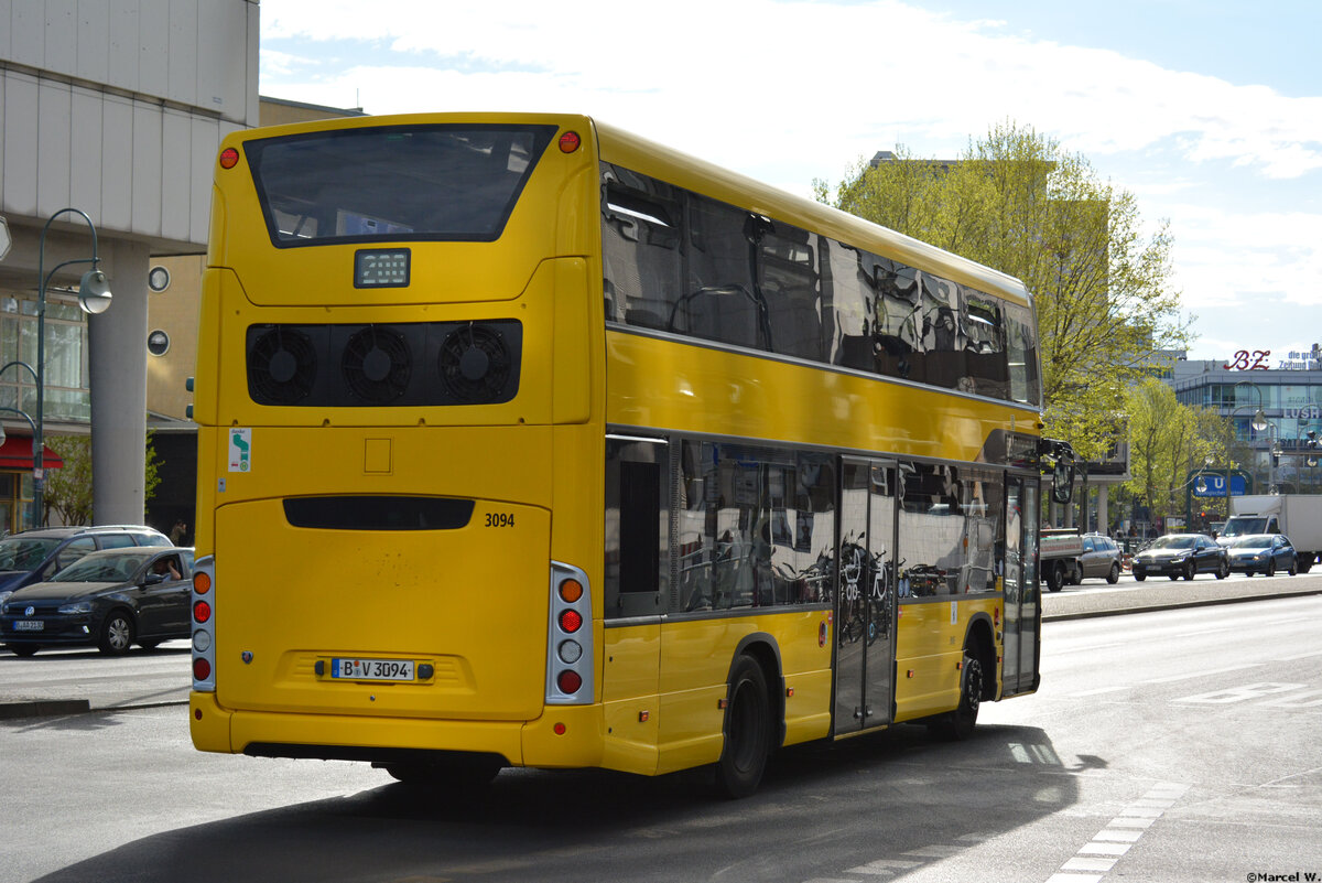 25.04.2019 | Berlin - Charlottenburg | BVG | B-V 3094 | Scania Citywide LFDD | 