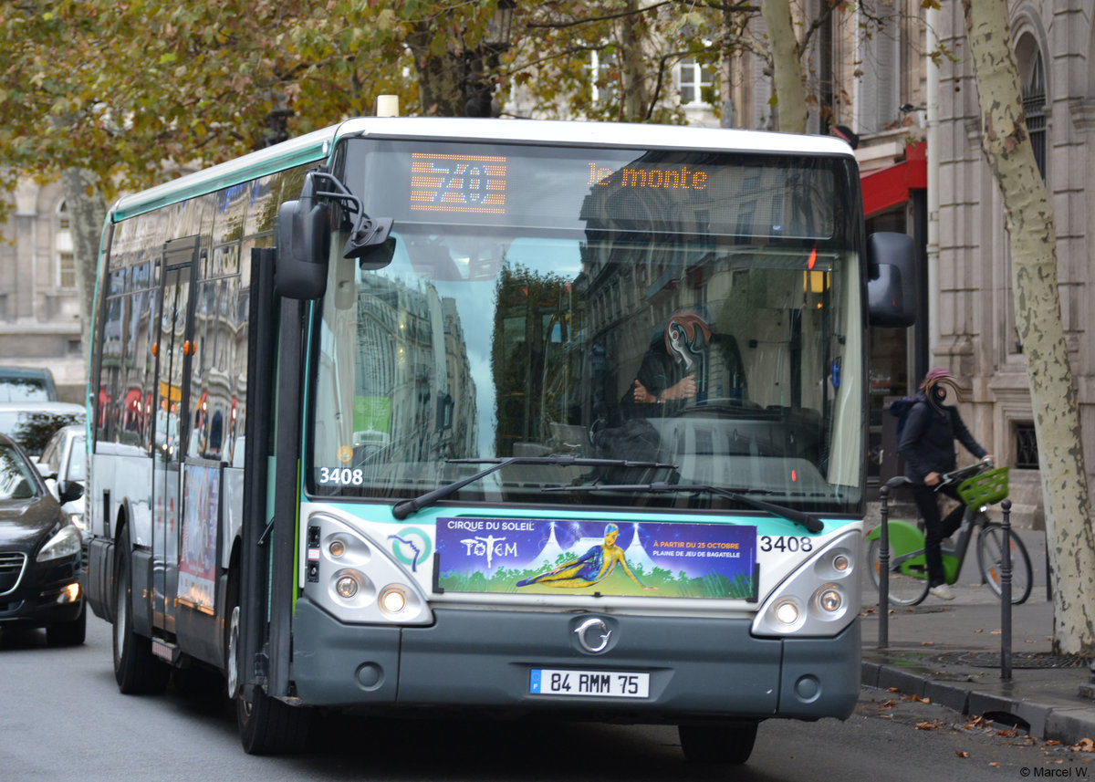 26.10.2018 / Frankreich - Paris / AB-610-VB -> Irisbus Citelis.