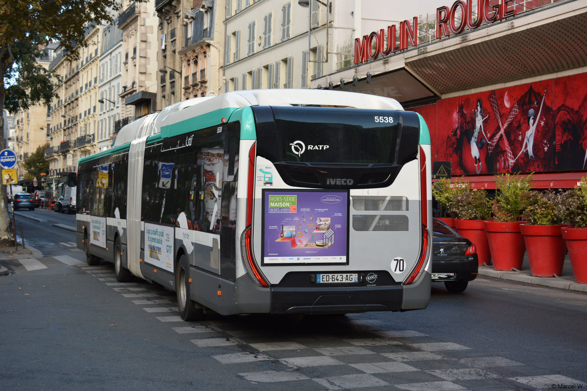 27.10.2018 / Frankreich - Paris / ED-643-AG -> IVECO Urbanway.