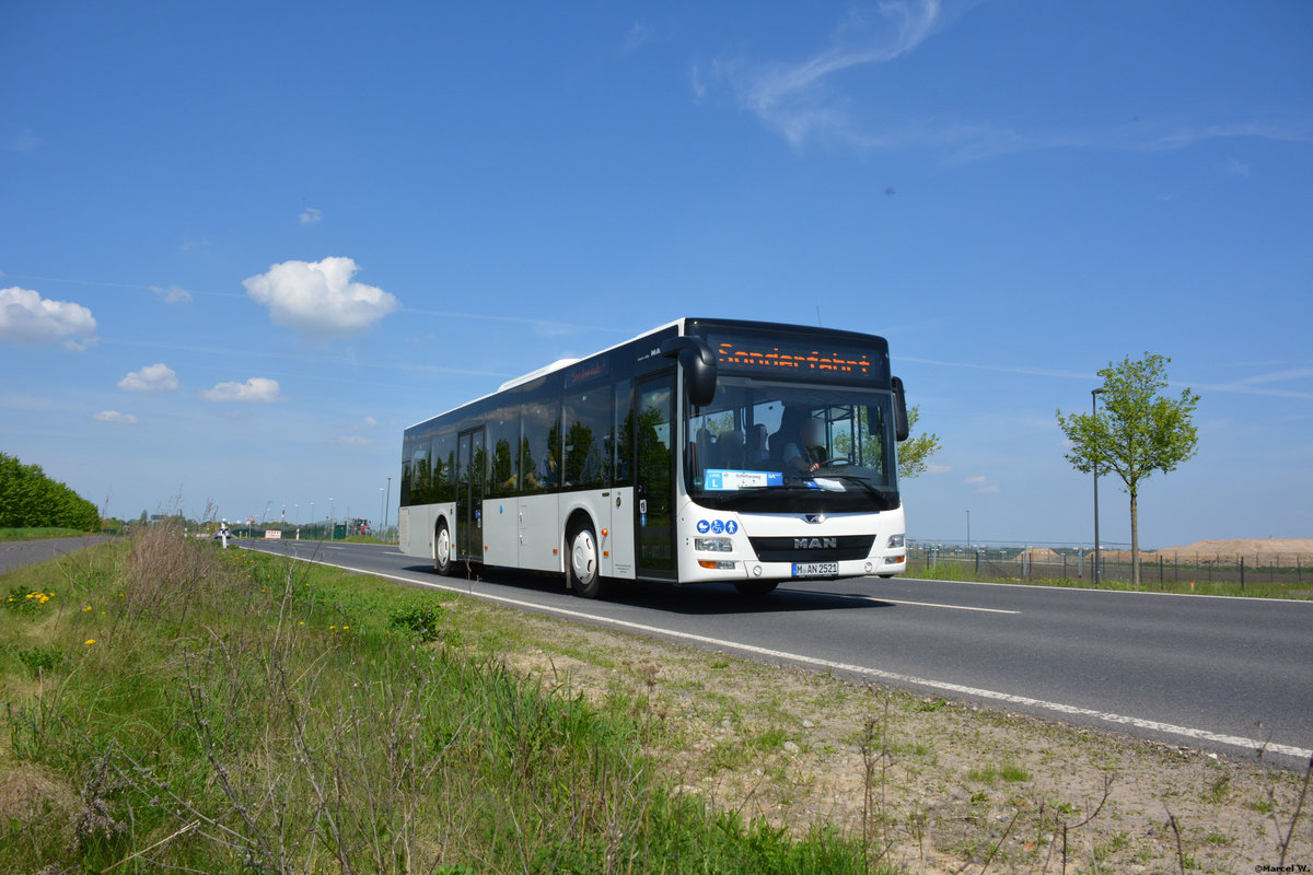 28.04.2018 | Brandenburg - Schönefeld (ILA) | MAN Lion's City Ü | M-AN 2521 |