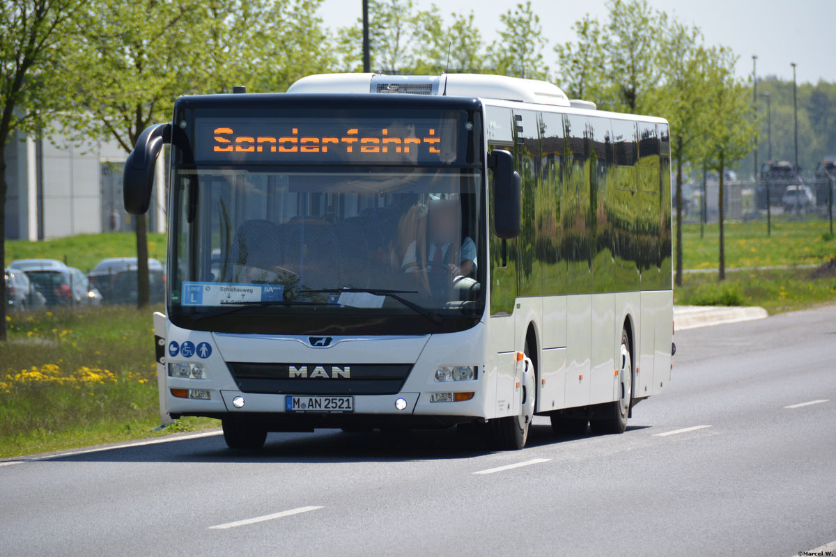 28.04.2018 | Brandenburg - Schönefeld (ILA) | MAN Lion's City Ü | M-AN 2521 |