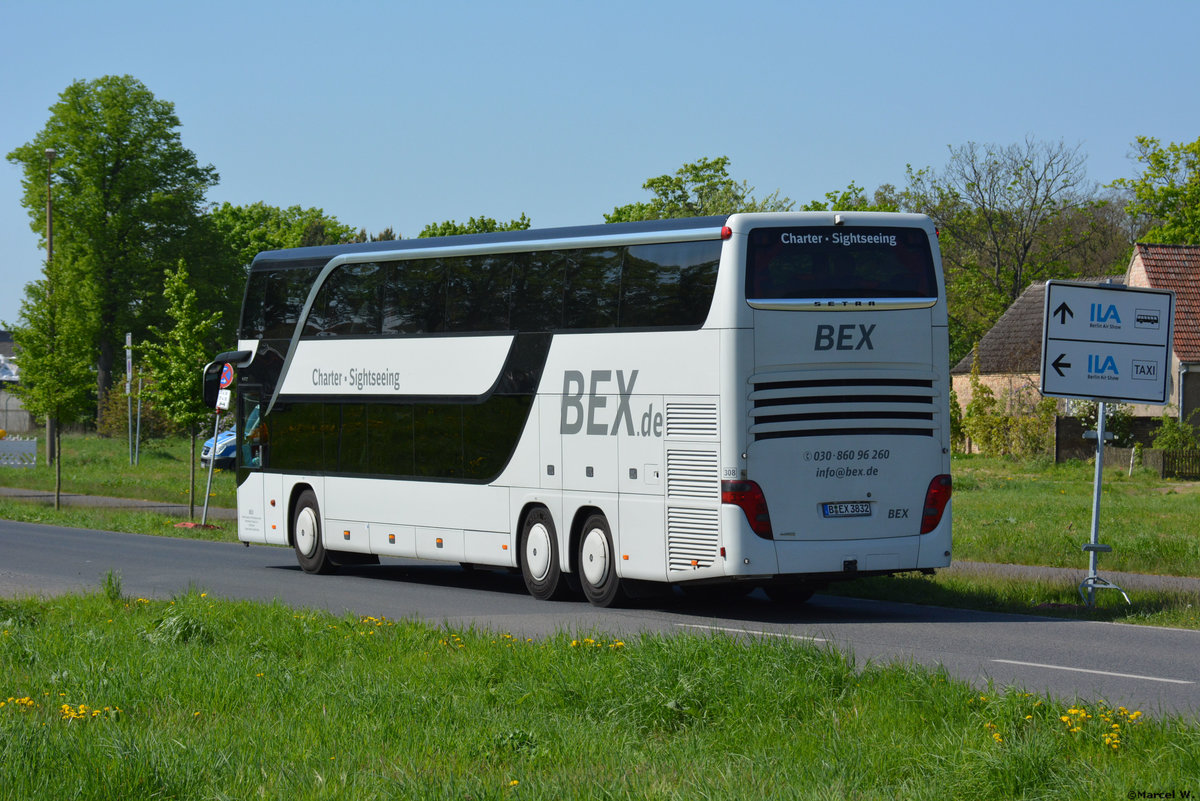 28.04.2018 | Brandenburg - Schönefeld (ILA) | Setra S 431 DT | BEX | B-EX 3832 |