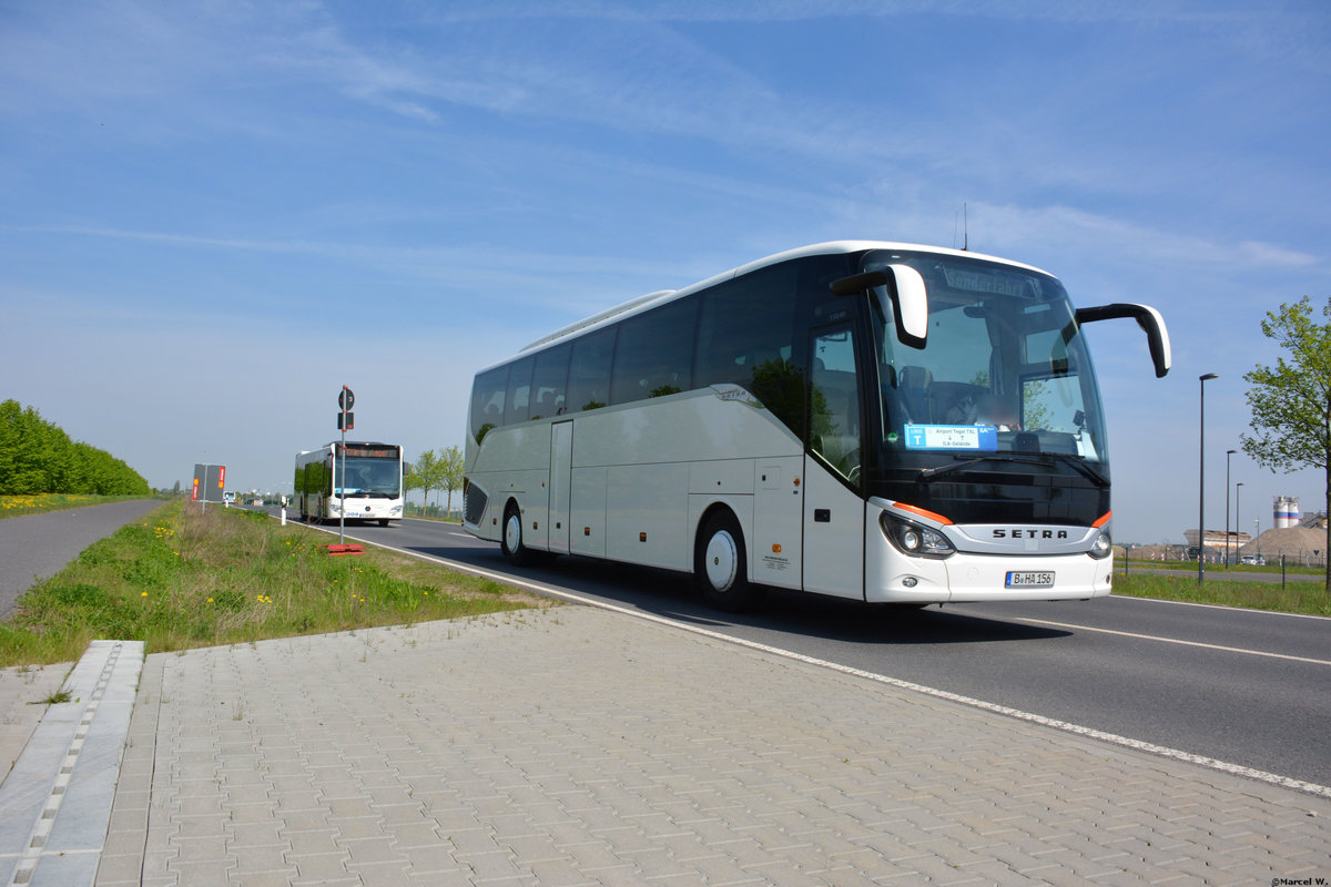28.04.2018 | Brandenburg - Schönefeld (ILA) | Setra S 516 HD | Bus Verkehr Berlin KG | B-HA 156 |