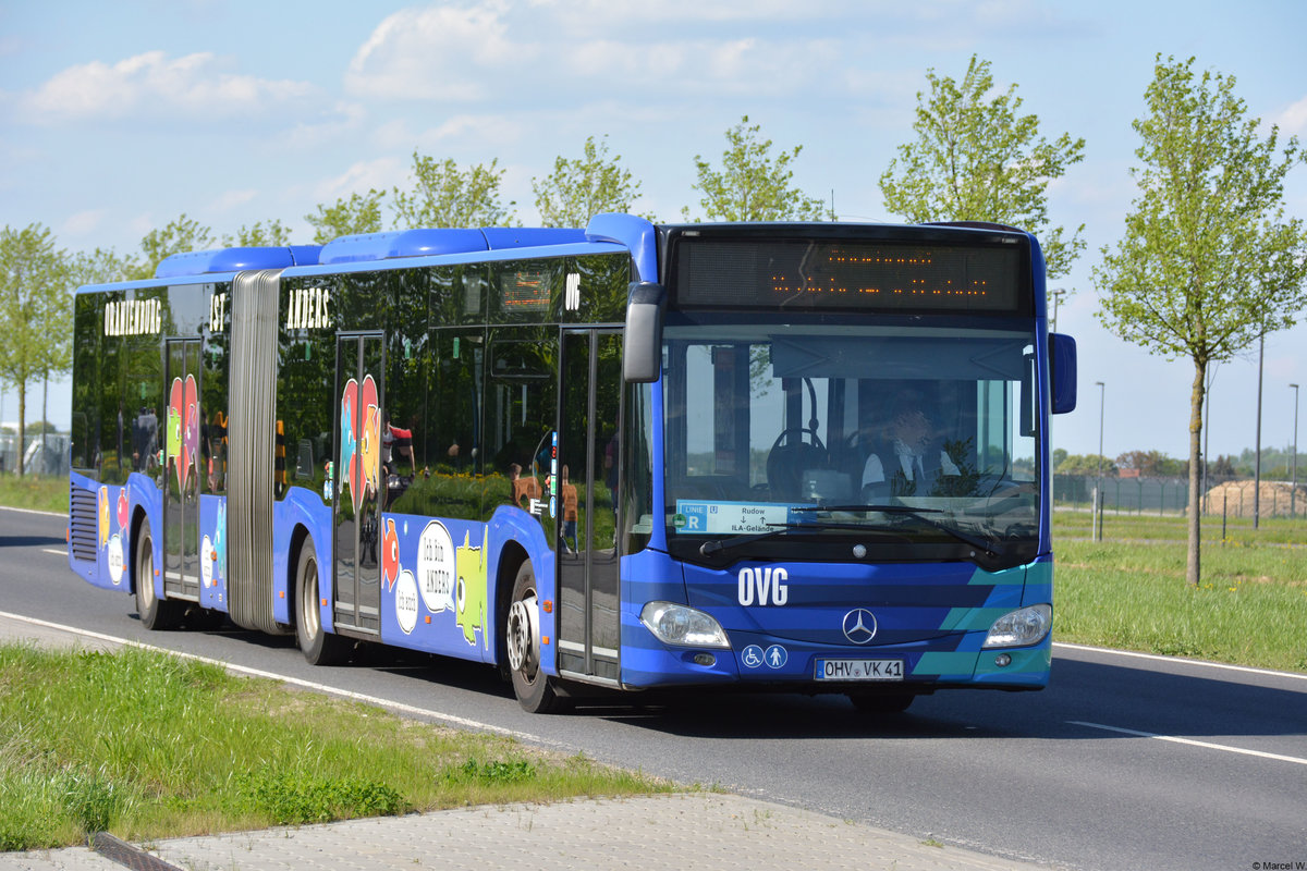 28.04.2018 | Brandenburg - Schönefeld (ILA) | Mercedes Benz Citaro II G | OVG | OHV-VK 41 | 