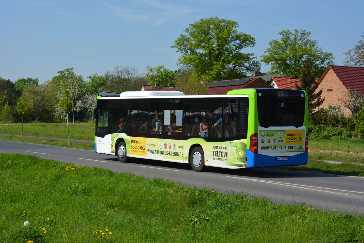 28.04.2018 | Brandenburg - Schönefeld (ILA) | Mercedes Benz Citaro II | regiobus Potsdam Mittelmark GmbH | PM-RB 605 |