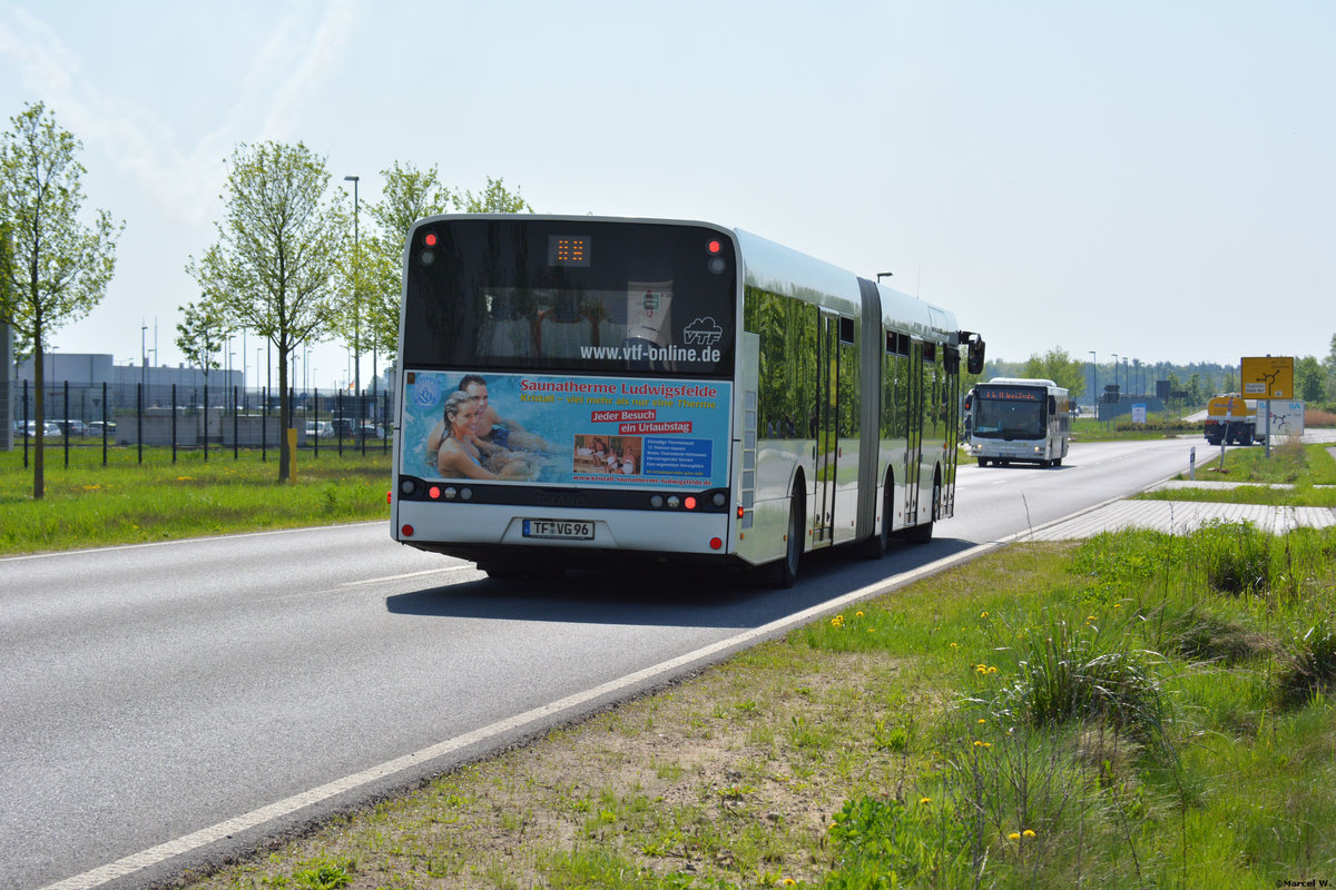 28.04.2018 | Brandenburg - Schönefeld (ILA) | Solaris Urbino 18 | Verkehrsgesellschaft Teltow-Fläming mbH | TF-VG 96 | 