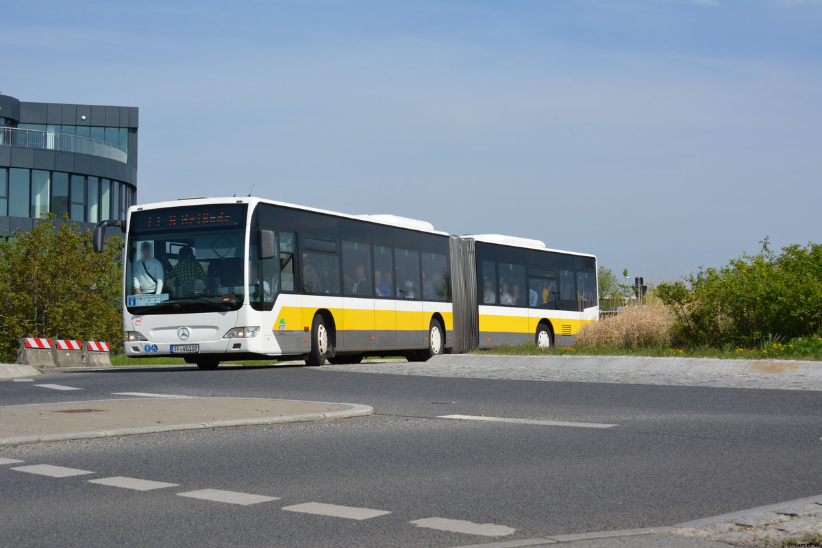 28.04.2018 | Brandenburg - Schönefeld (ILA) | Mercedes Benz Citaro I Facelift GÜ | Verkehrsgesellschaft Teltow-Fläming mbH | TF-VG 107 |