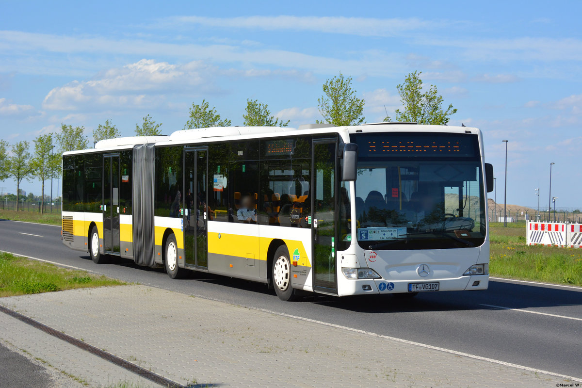 28.04.2018 | Brandenburg - Schönefeld (ILA) | Mercedes Benz Citaro I Facelift GÜ | Verkehrsgesellschaft Teltow-Fläming mbH | TF-VG 107 |
