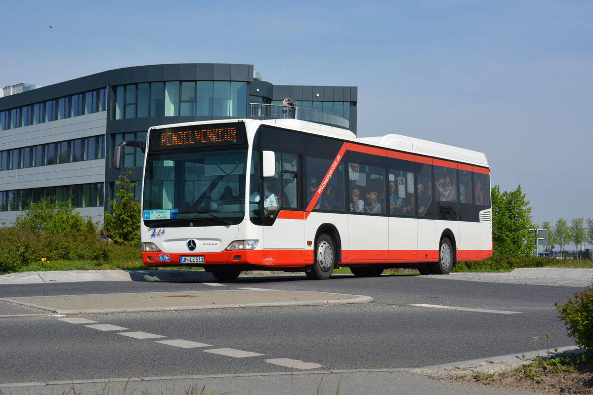 28.04.2018 | Brandenburg - Schönefeld (ILA) | Mercedes Benz Citaro I Facelift Ü LE | Uckermärkische Verkehrsgesellschaft mbH | UM-LE 511 | 